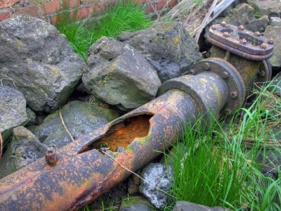 sewer line